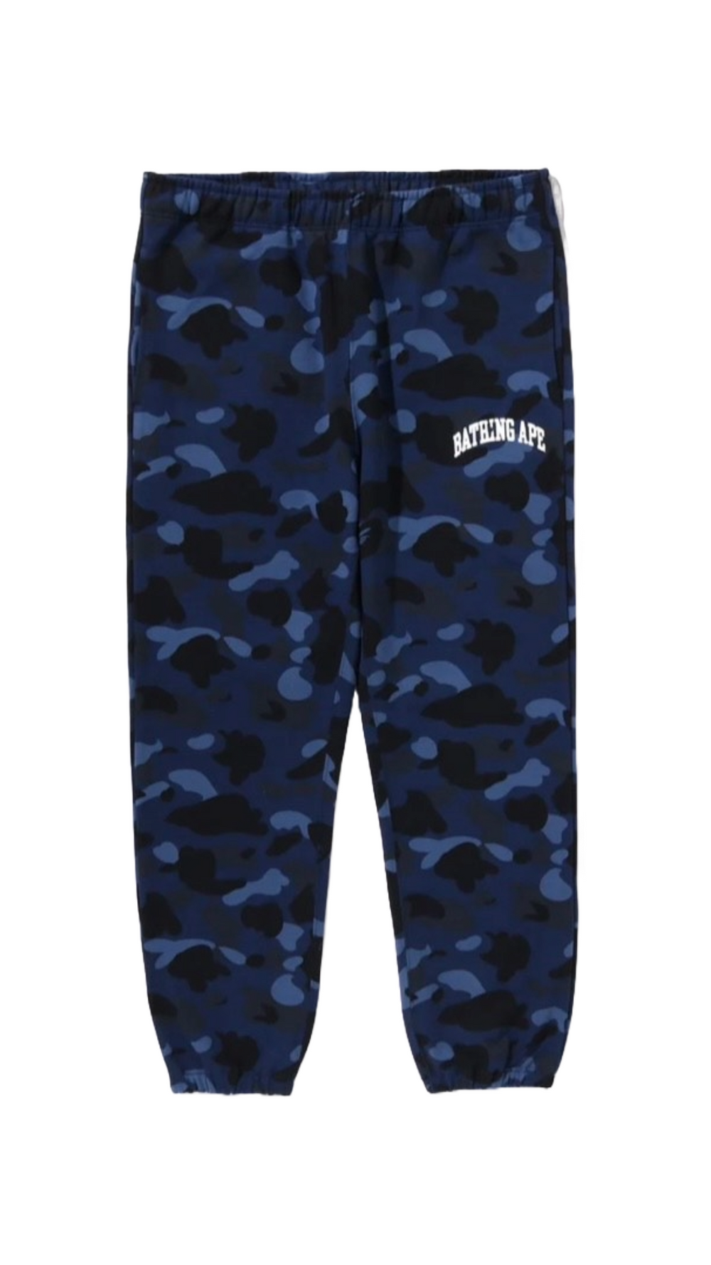 BAPE NAVY CAMO SWEATPANTS