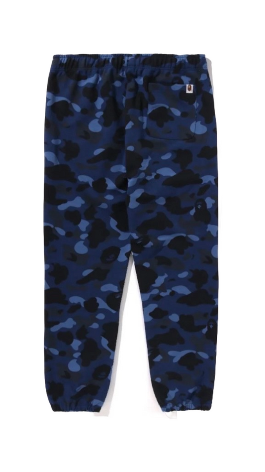 BAPE NAVY CAMO SWEATPANTS