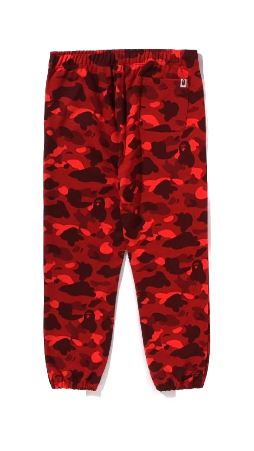 BAPE RED CAMO SWEATPANTS