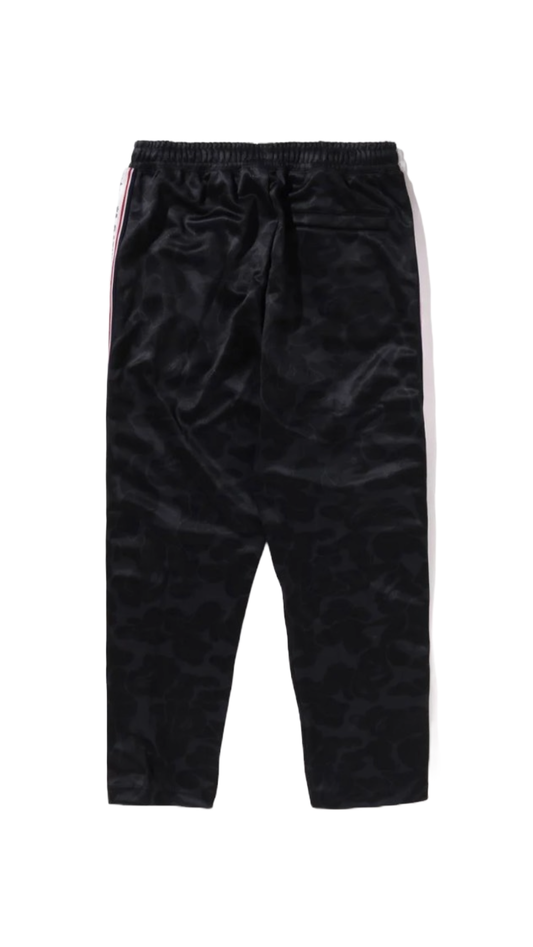 BAPE SOLID BLACK CAMO ONE POINT RELAXED FIT SWEATPANTS