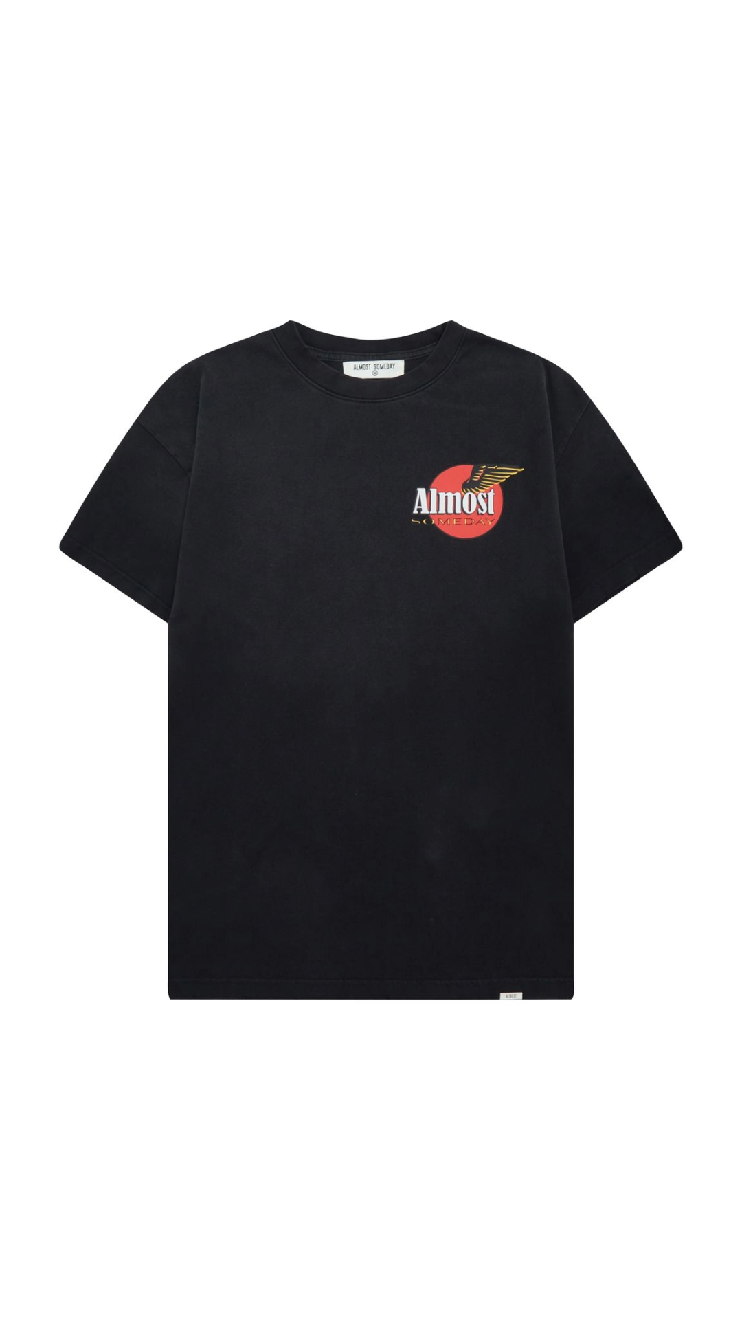 AS SPIRIT TEE - BLACK WASH