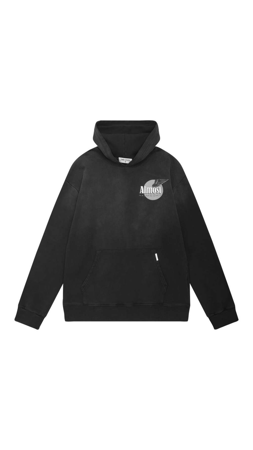 AS SPIRIT HOODIE - BLACK WASH