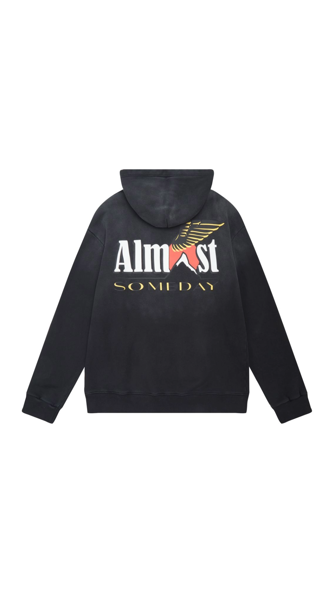 AS SPIRIT HOODIE - BLACK WASH