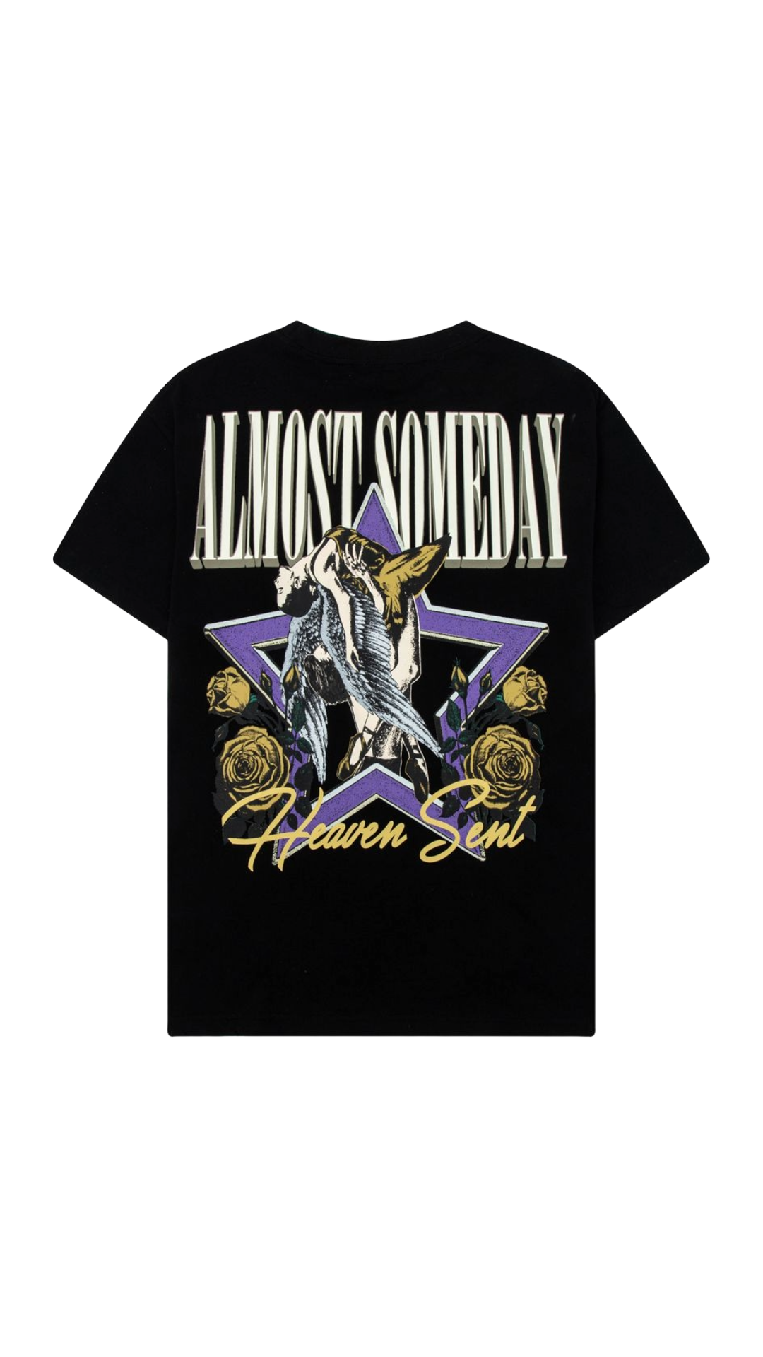 AS HEAVEN SENT TEE - BLACK