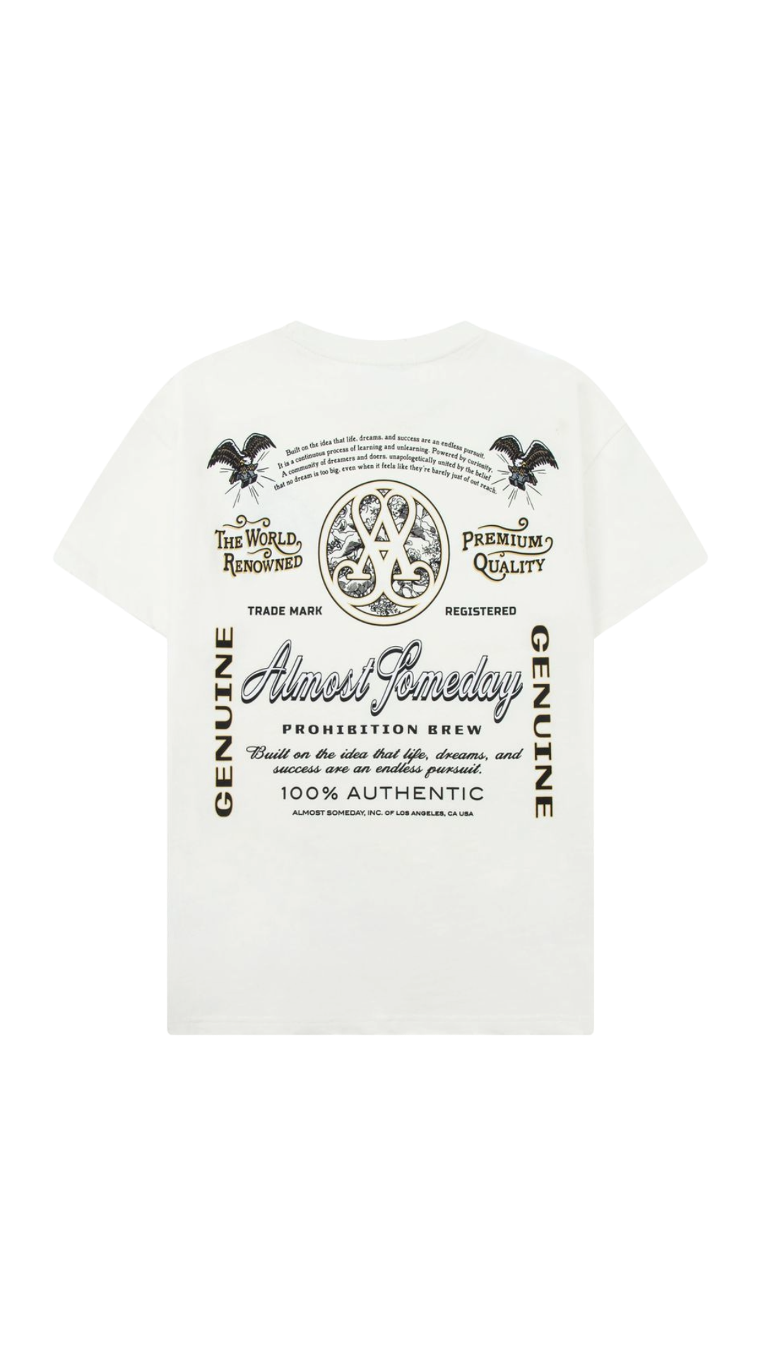 AS PROHIBITION TEE - CREAM