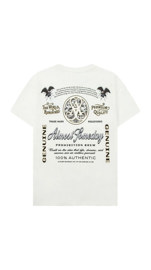 AS PROHIBITION TEE - CREAM