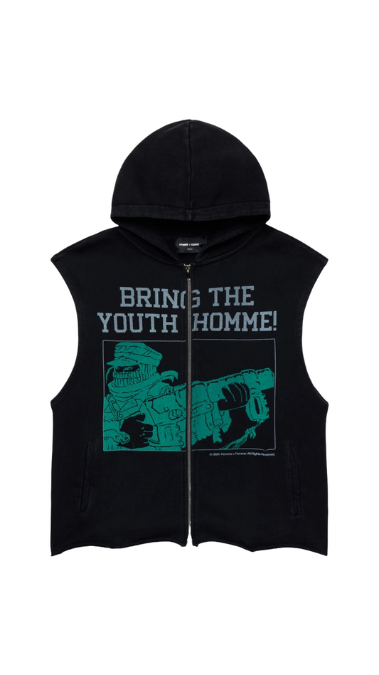 HF GUERILLA CUTOFF ZIP HOODIE