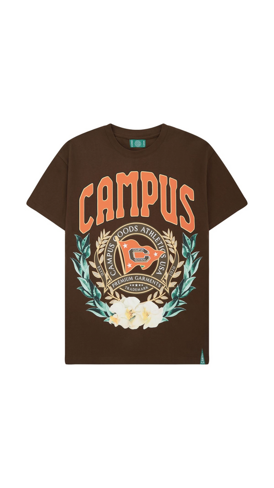 CAMPUS ALUMNI TEE - BROWN