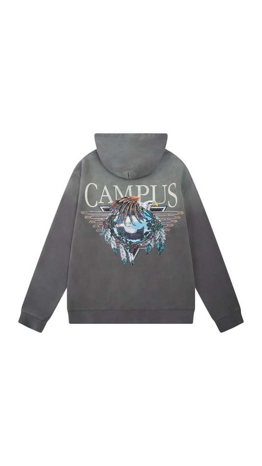 CAMPUS DREAMCATCHER HOODIE - GREY