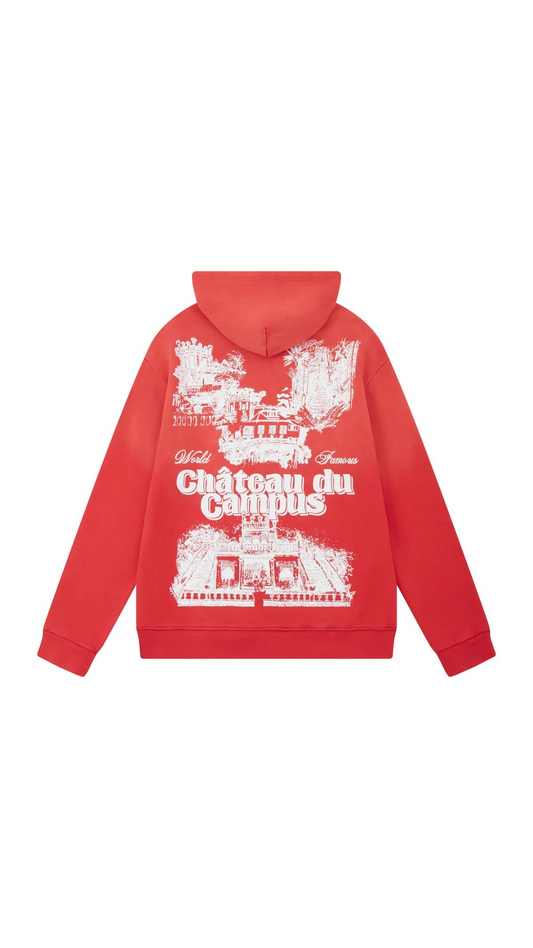 CAMPUS CHATEAU HOODIE - RED