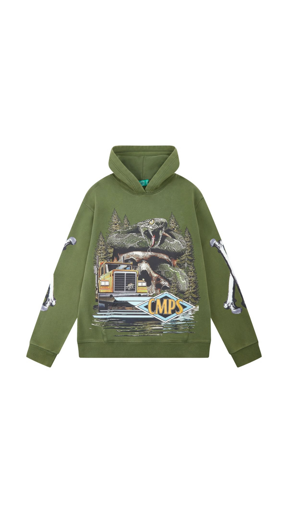 CAMPUS DEAD END HOODIE - OLIVE