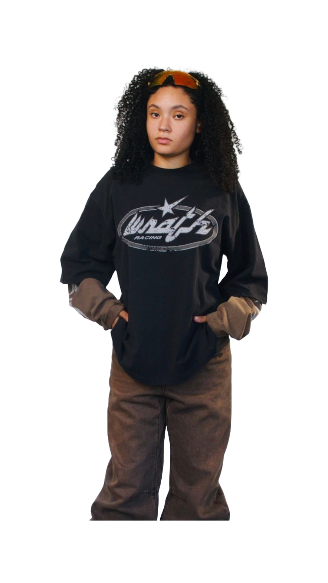 WRATHBOY "RACING" L/S (BLACK)