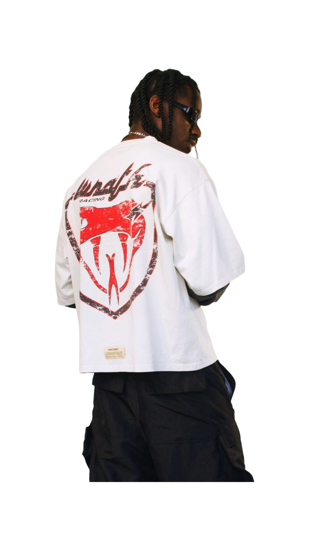 WRATHBOY "RACING" L/S (WHITE)