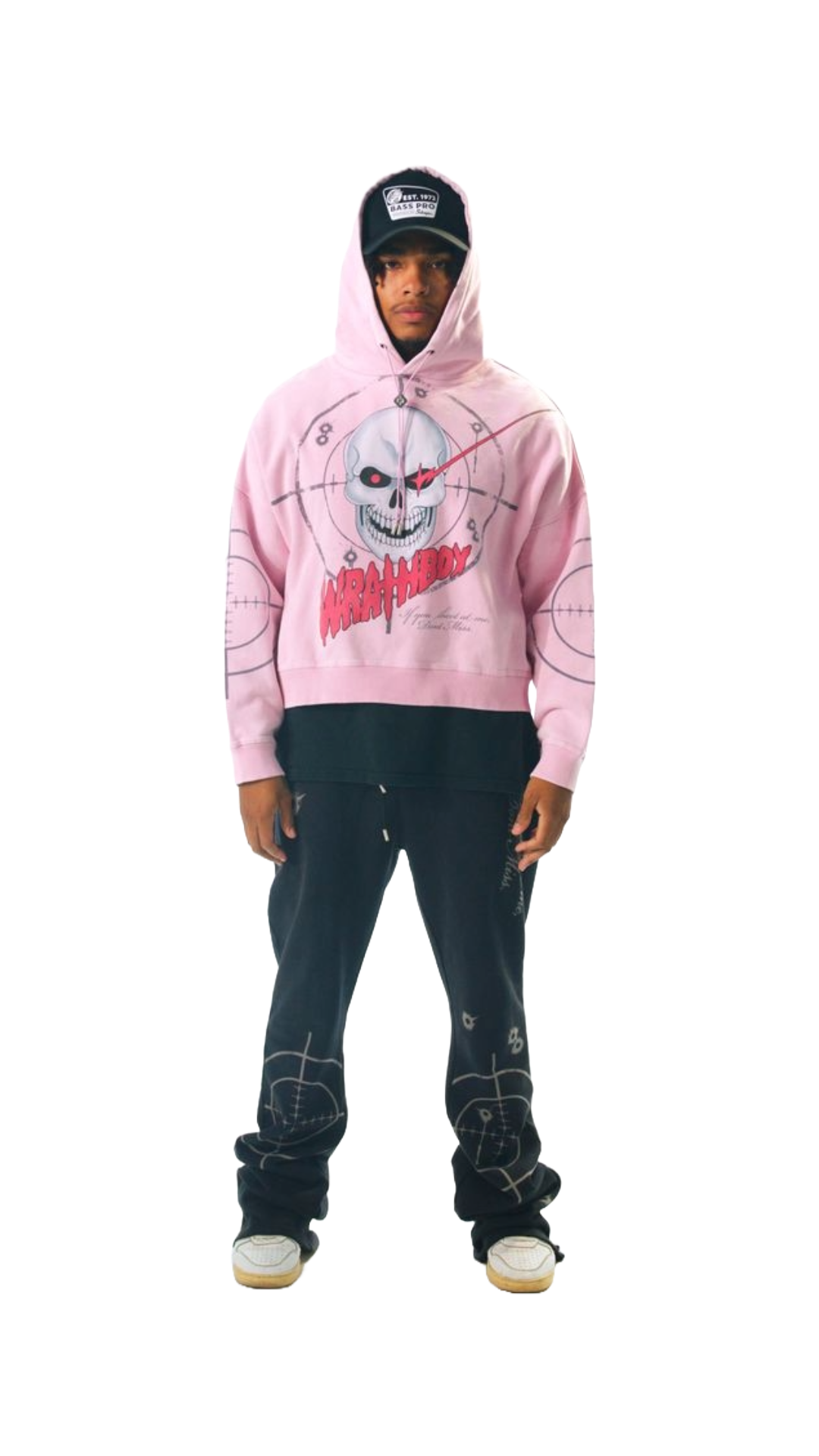 WRATHBOY "HARD TO KILL" PINK HOODIE