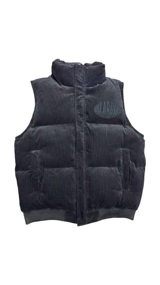 VALABASAS "ROOK" VEST CORDUROY -BLACK