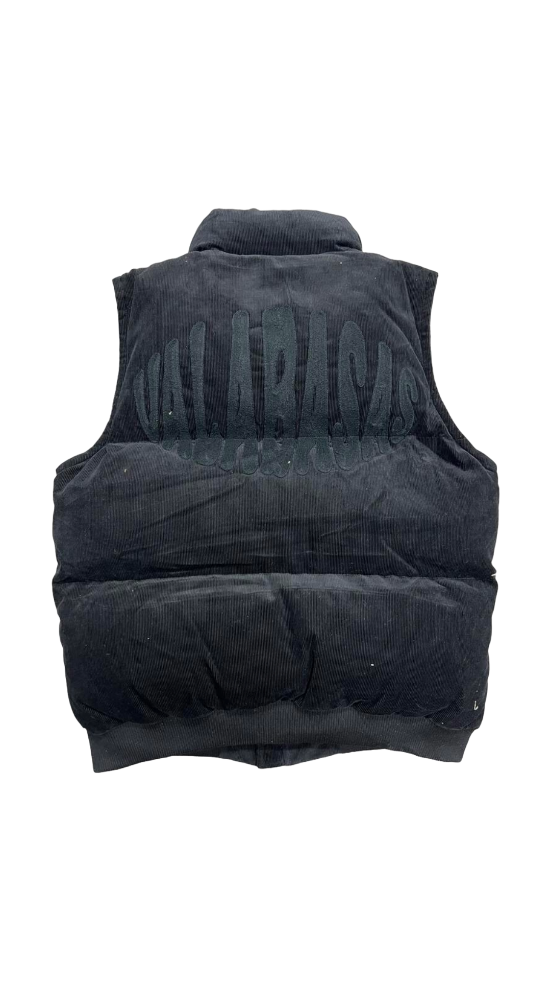 VALABASAS "ROOK" VEST CORDUROY -BLACK