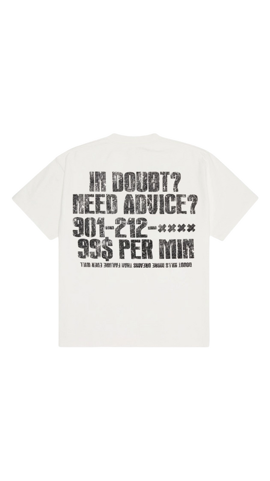 VALABASAS "ADVICE" TEE (WHITE)