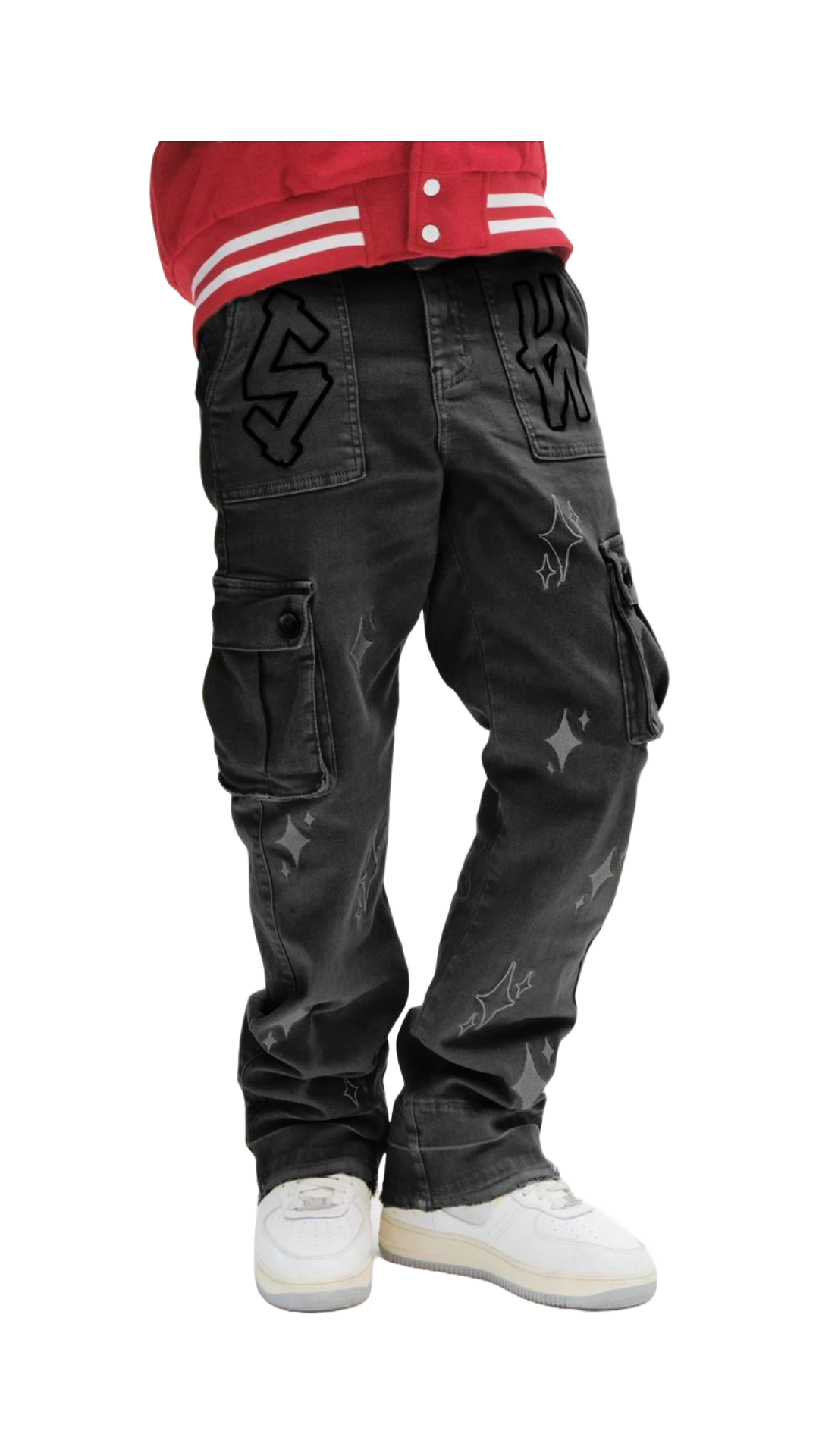 SH "DUNE" CARGO DENIM (BLACK)