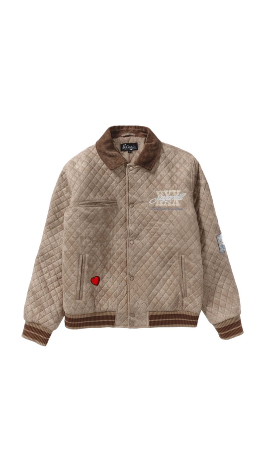 SH "THE HEART" QUILTED JACKET (BEIGE)