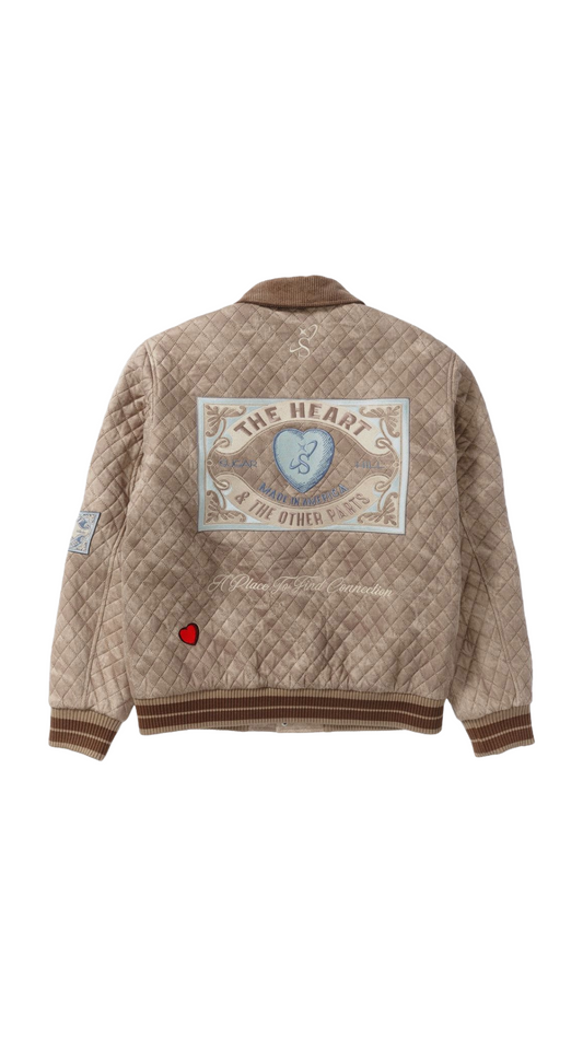 SH "THE HEART" QUILTED JACKET (BEIGE)