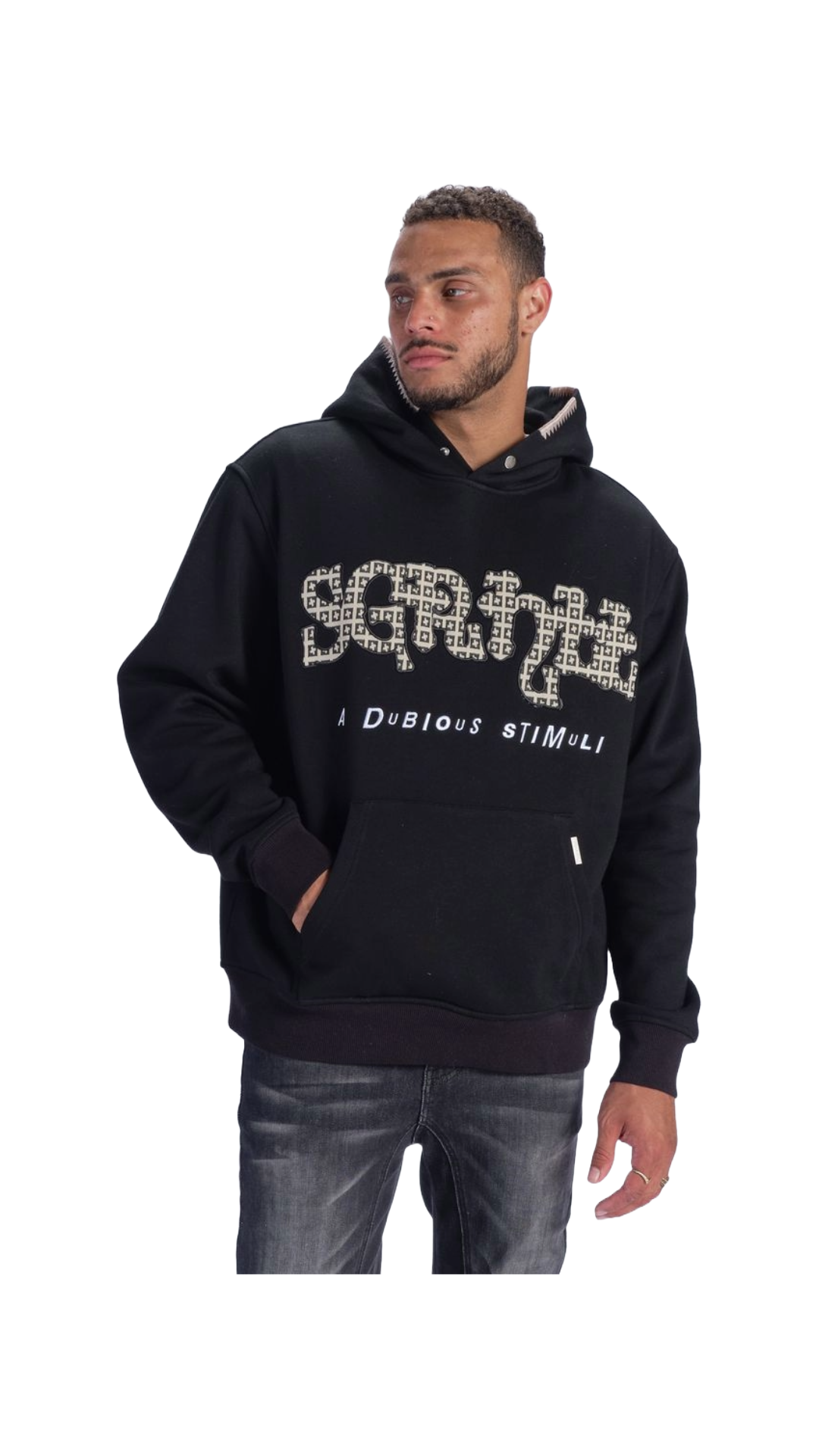 SH “DUBIOUS” HOODIE (BLACK VINTAGE)