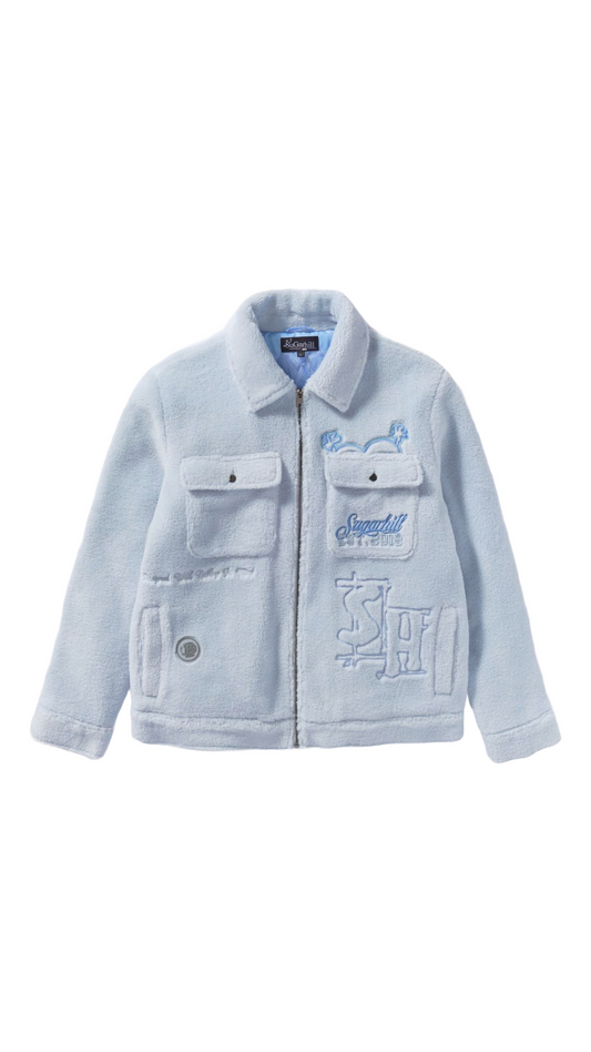 SH "TOXINS" PLUSH JACKET (BABY BLUE)