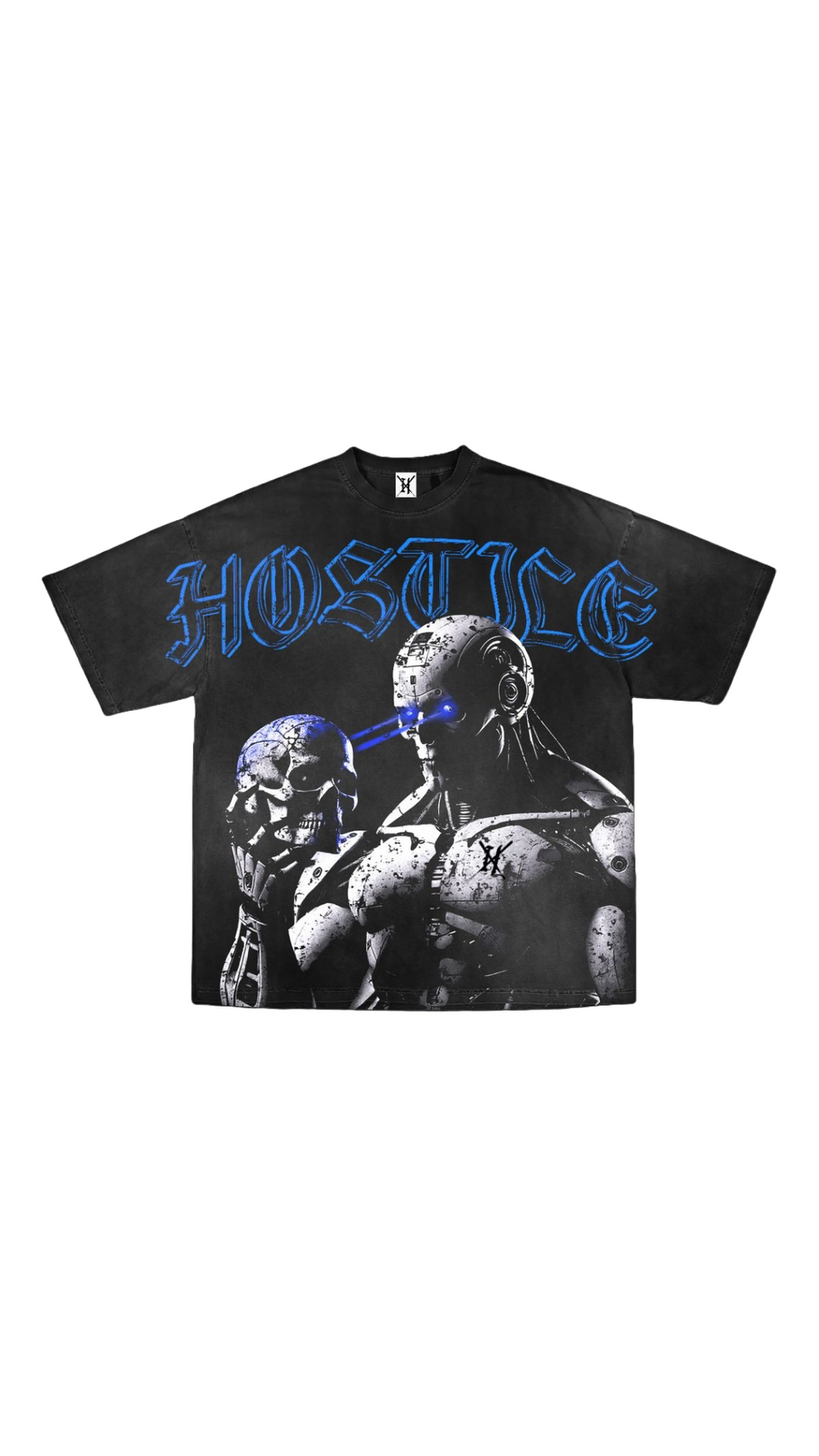 XHOSTILE "ROBOT SKULL" TEE