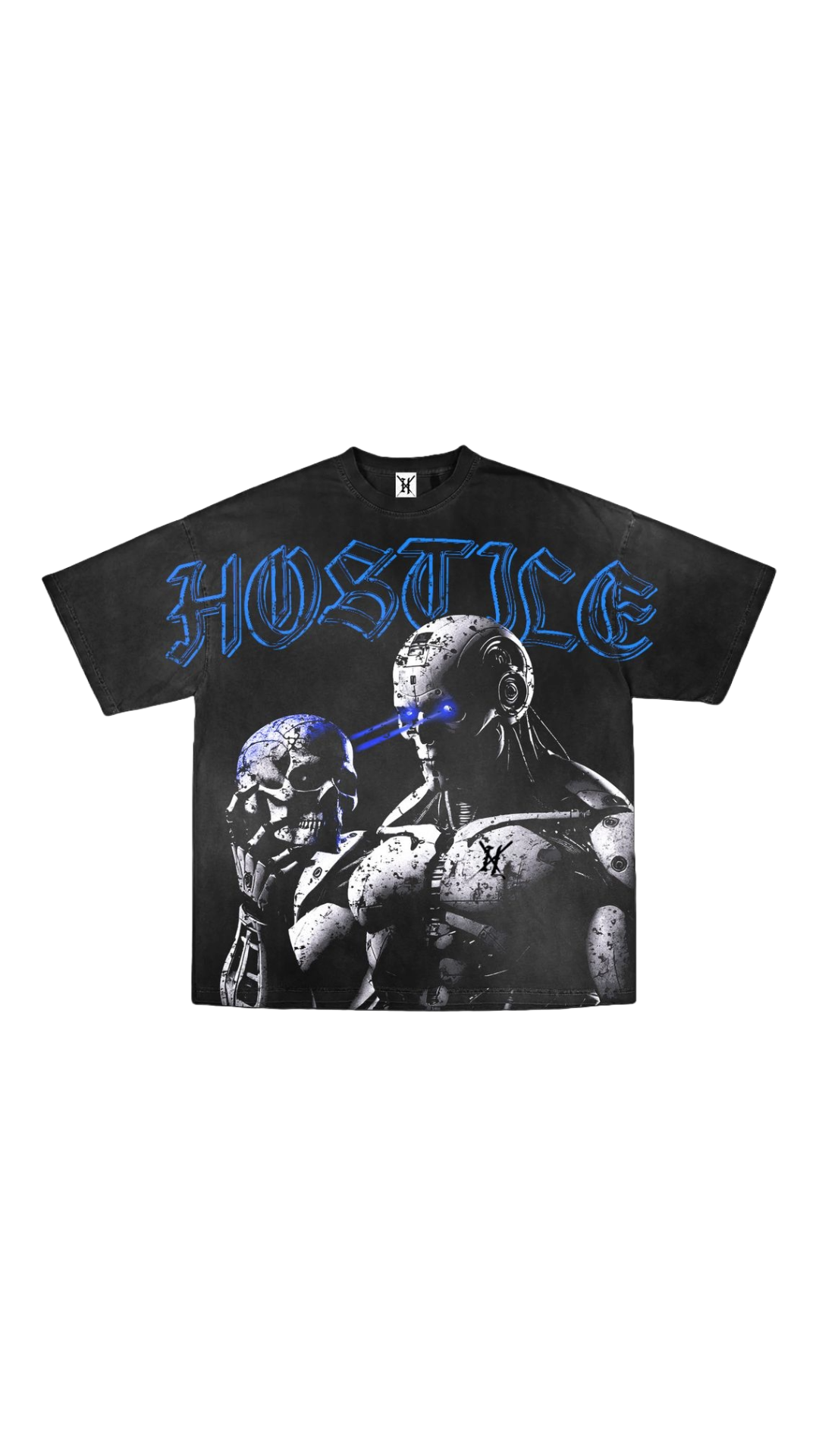 XHOSTILE "ROBOT SKULL" TEE