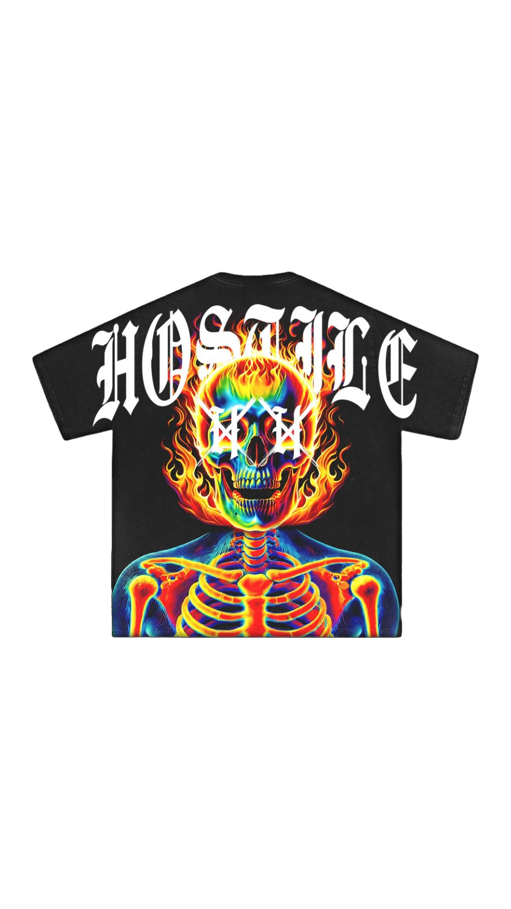 XHOSTILE "THERMAL SKULL" TEE