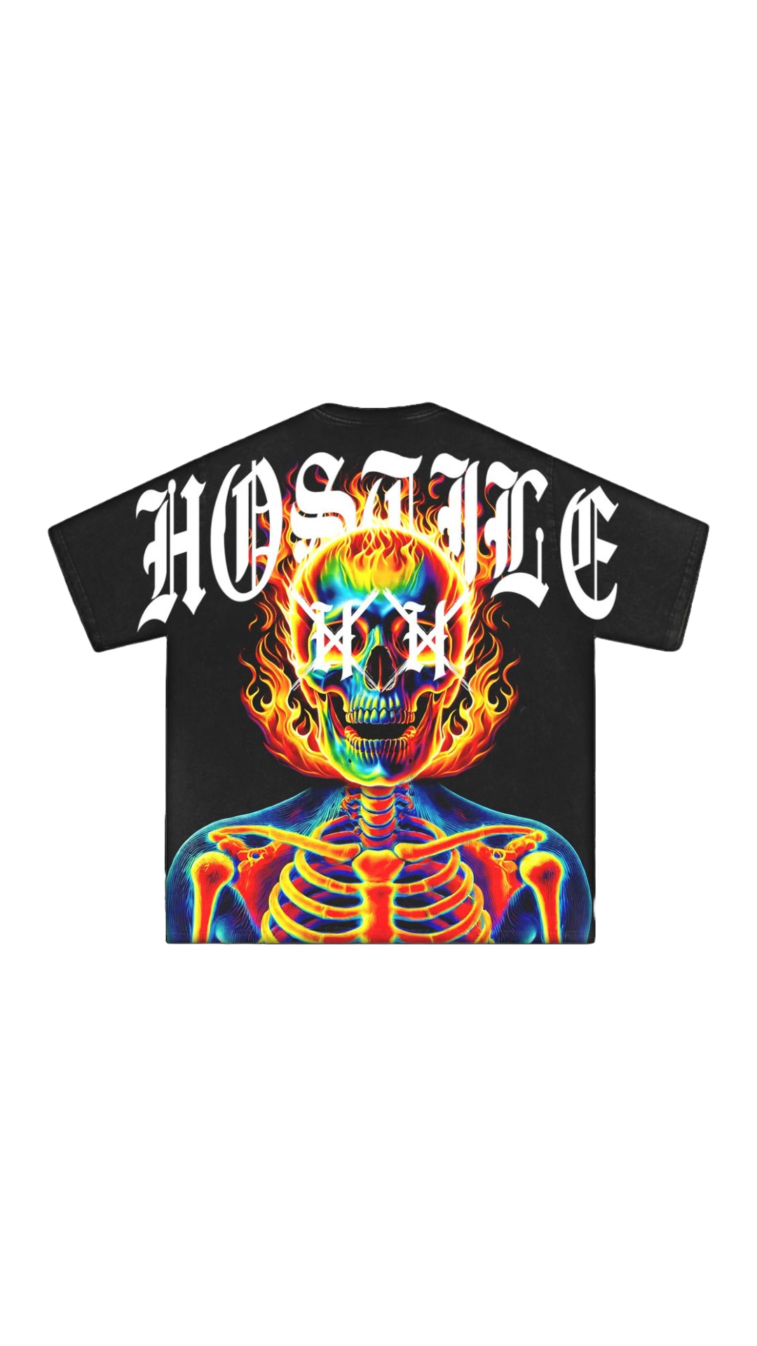 XHOSTILE "THERMAL SKULL" TEE