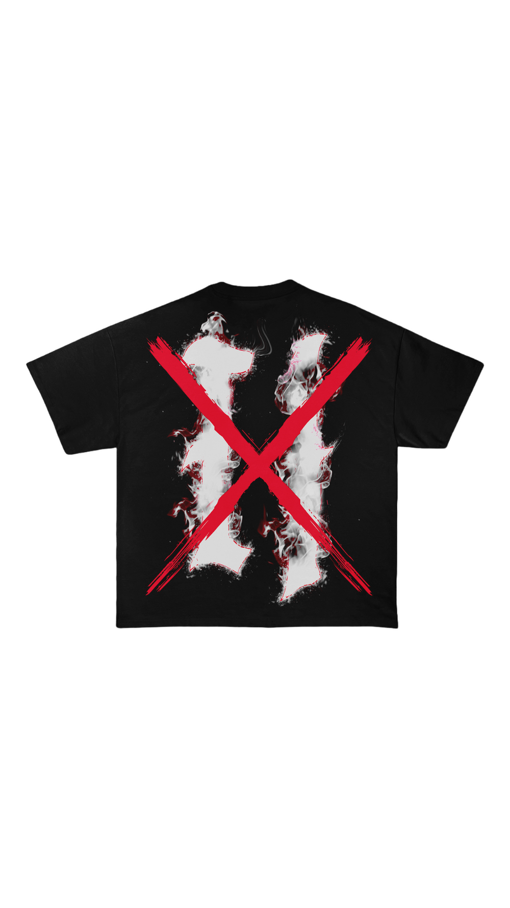 XHOSTILE "RED FLAME" TEE