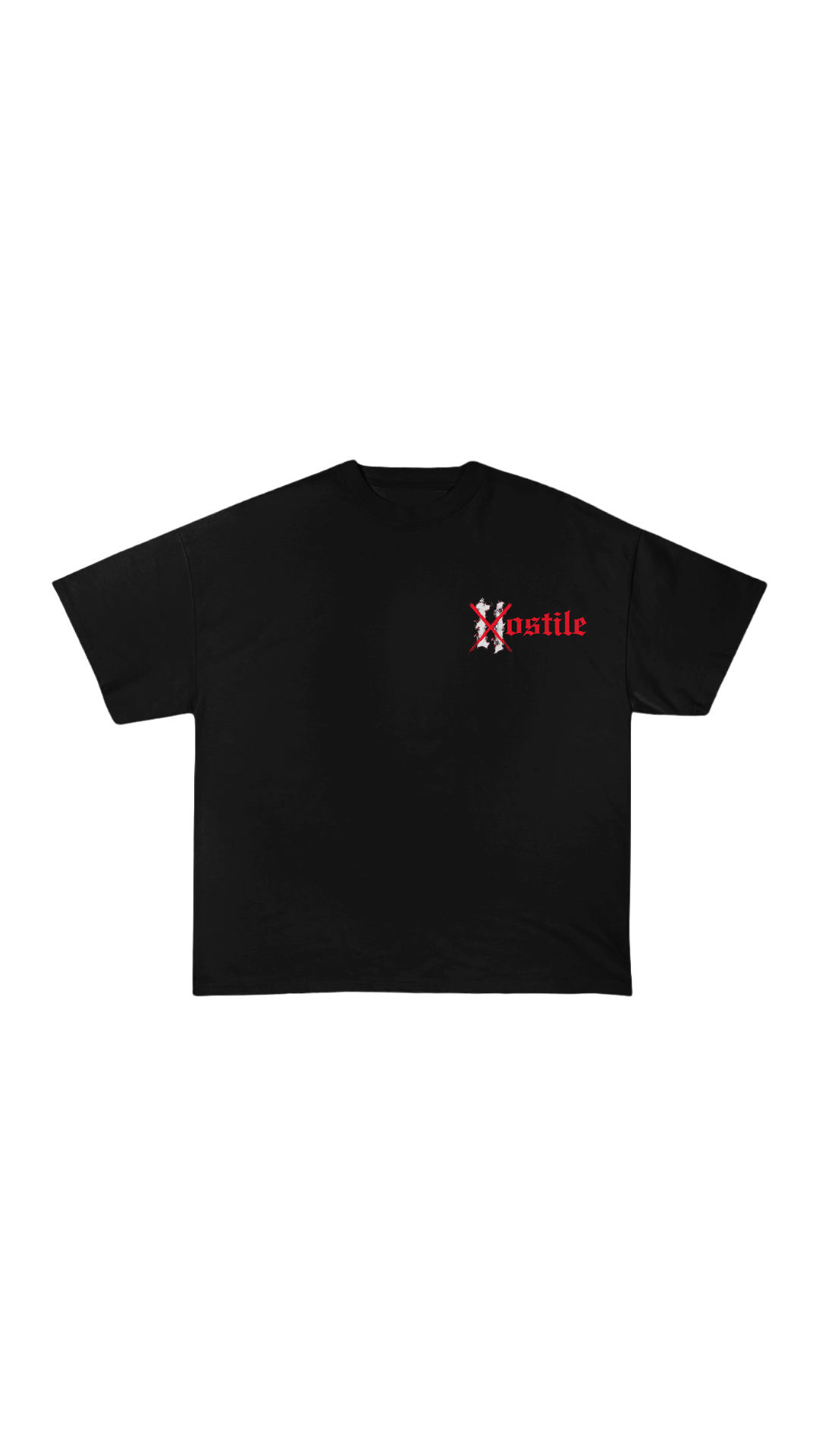 XHOSTILE "RED FLAME" TEE