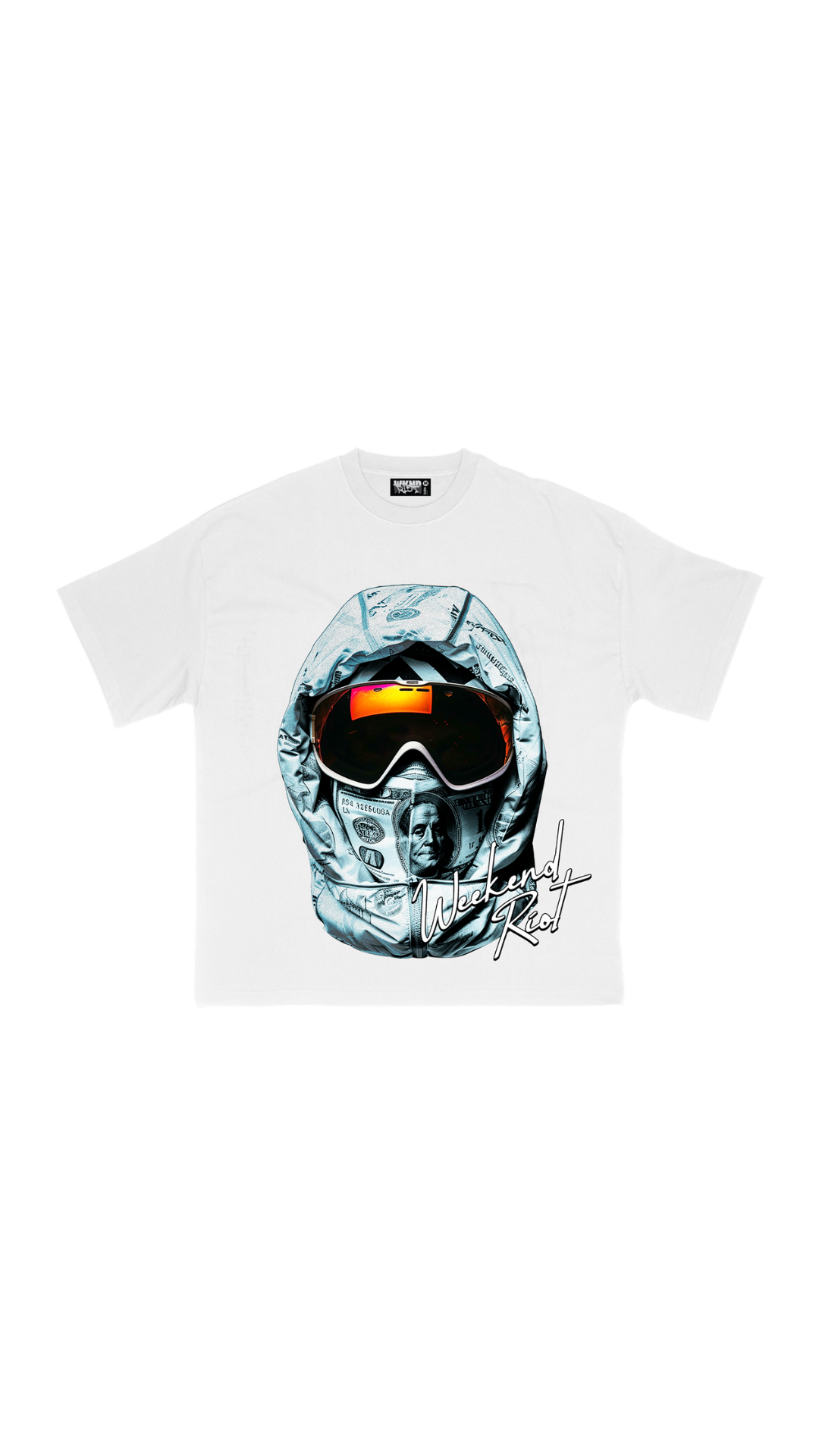 WR GET MONEY NO LOVE TEE (WHITE)