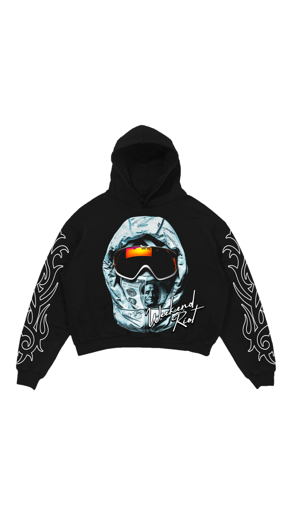 WR GET MONEY NO LOVE HOODY (BLACK)