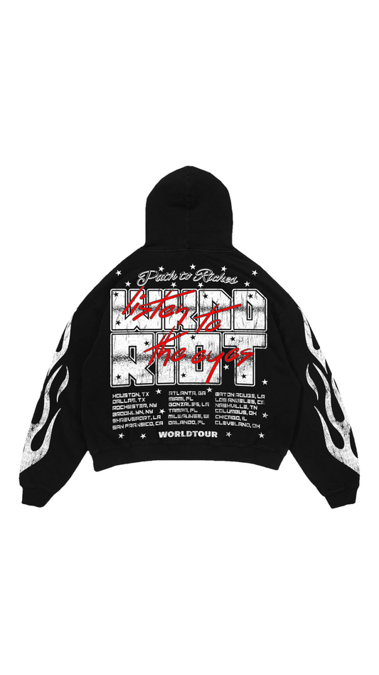 WR TOUR HOODY BLACK