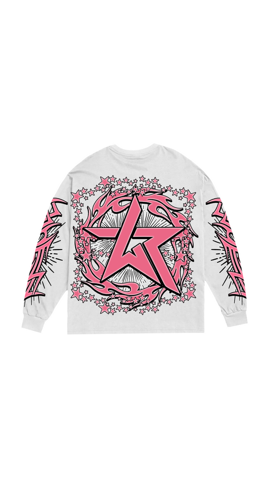 WR MIND BLOWN LONG SLEEVE (WHITE)