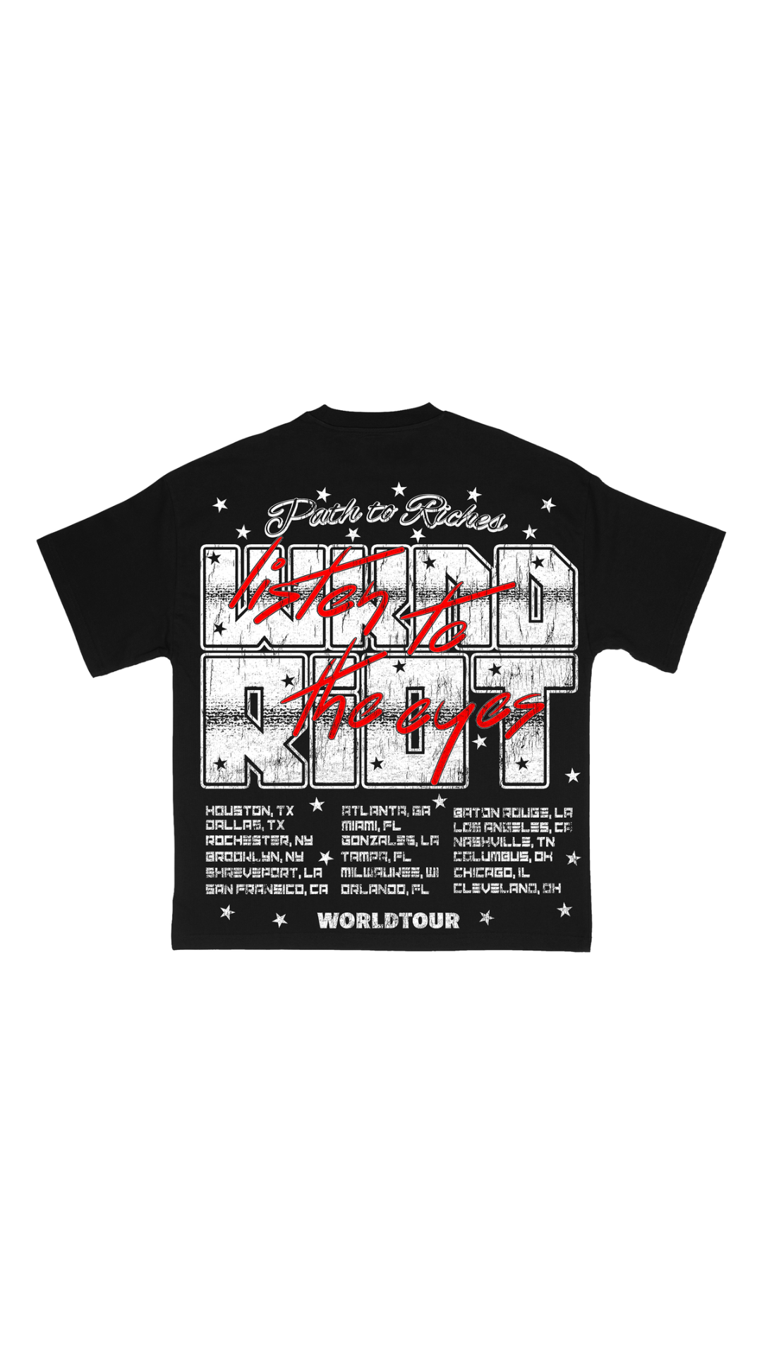 WR TOUR TEE (BLACK)