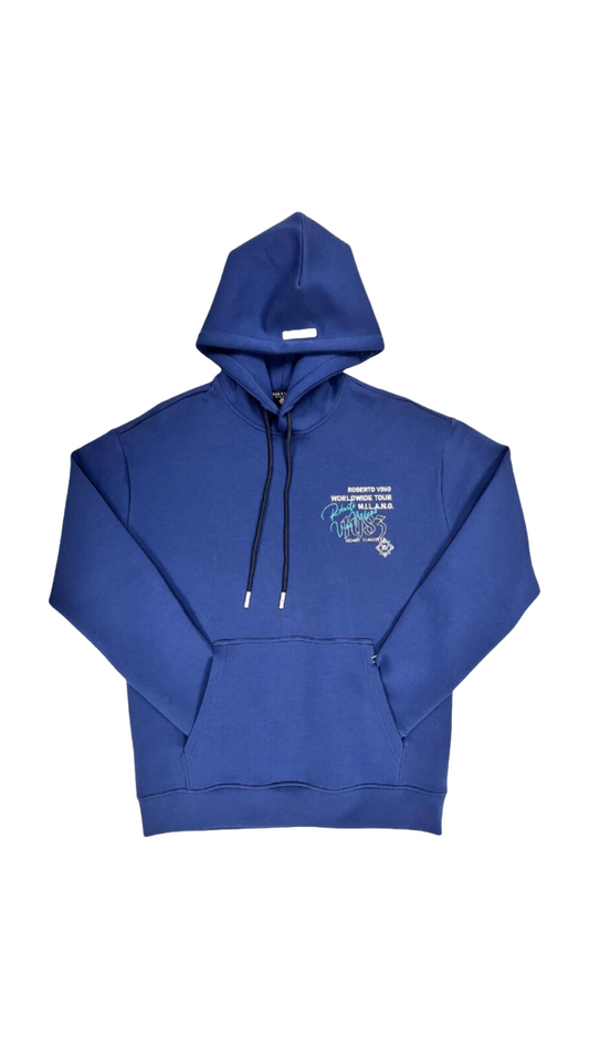 RV WORLD WIDE NAVY HOODIE