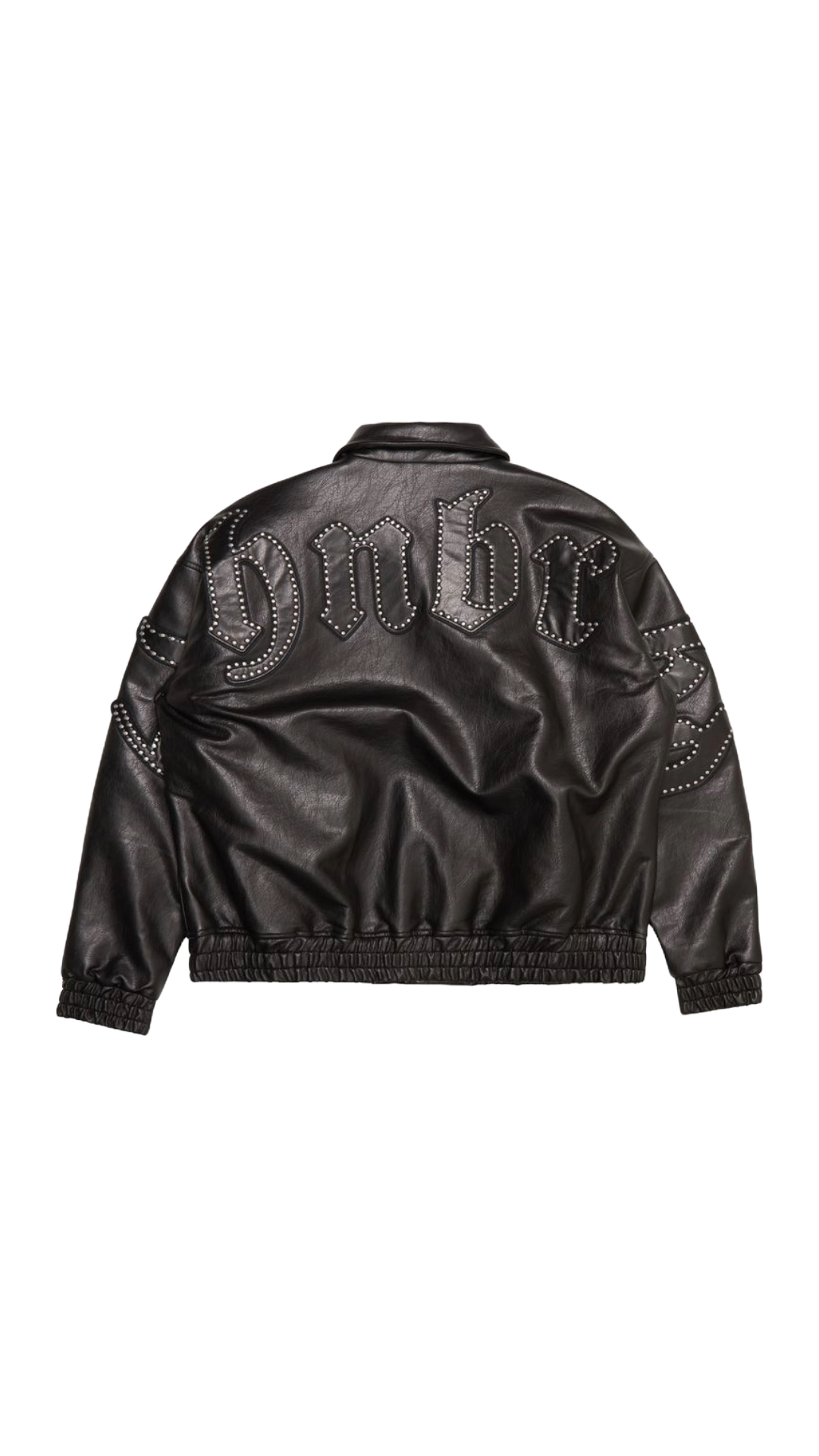 6TH "STAR STUDDED" BLACK LEATHER JACKET