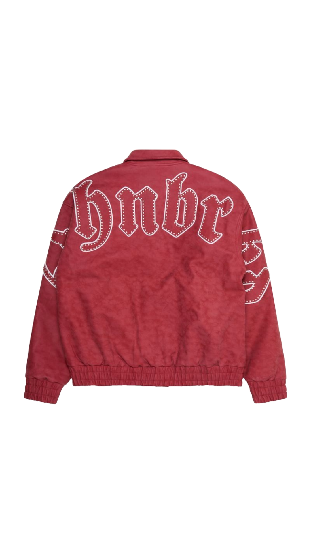 6TH "STAR STUDDED" RED LEATHER JACKET