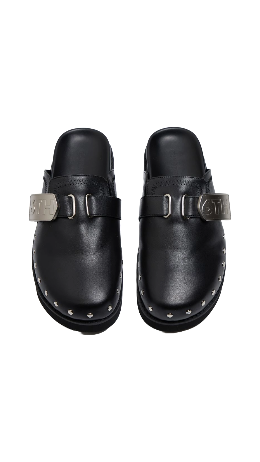 "MOONWALK" LEATHER MULE