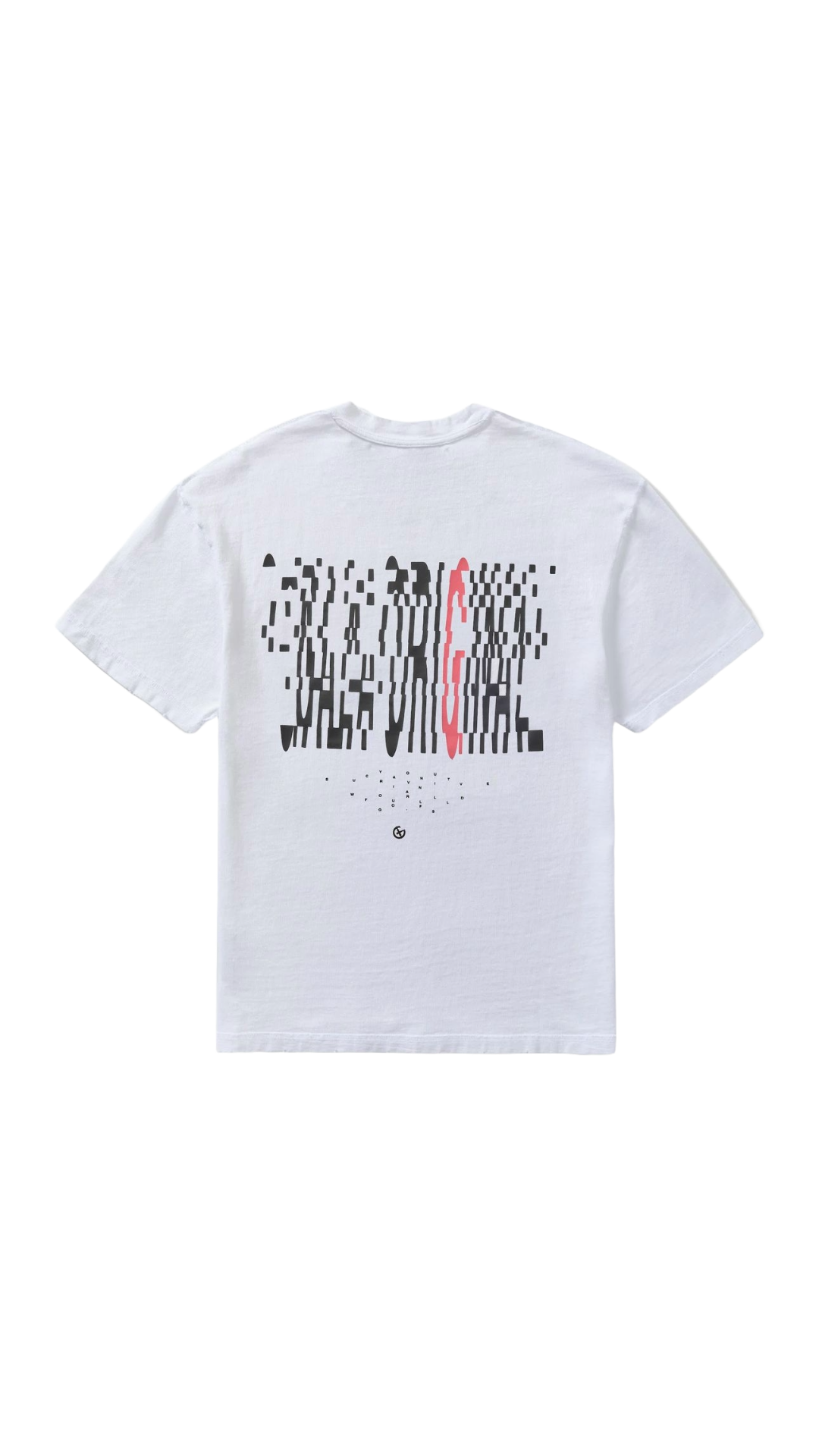 GALA "GLITCH" TEE WHITE