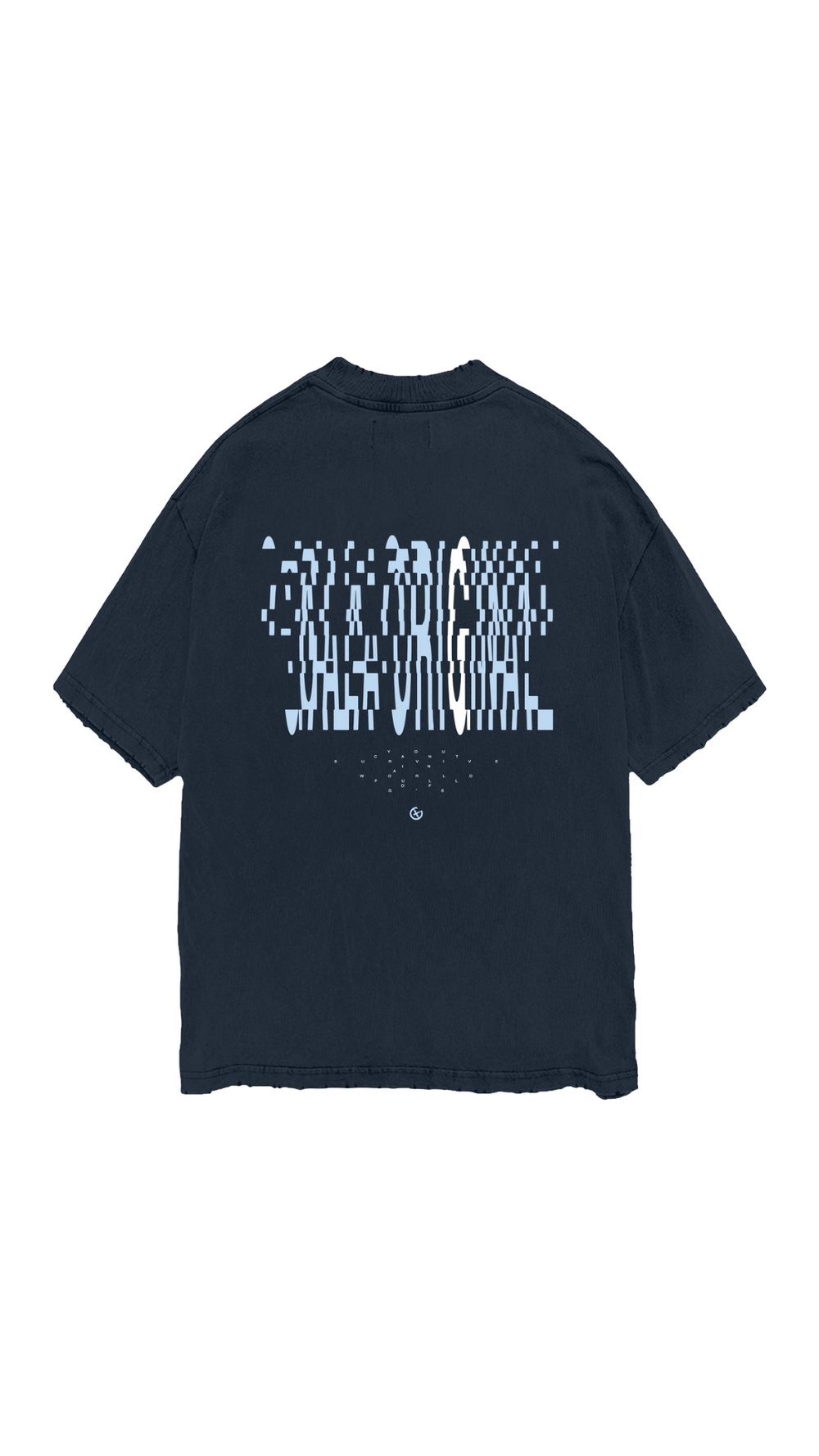 GALA "GLITCH" TEE DEEP NAVY