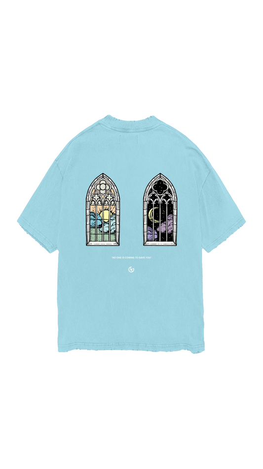 GALA "DAY N NIGHT" TEE (POWDER BLUE)