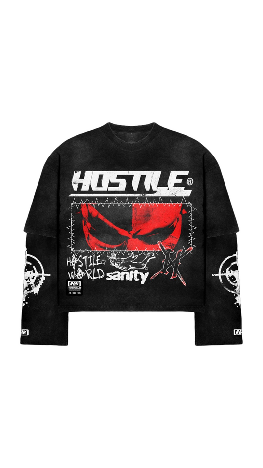 XHOSTILE "ALIEN" DOUBLE LAYERED SHIRT