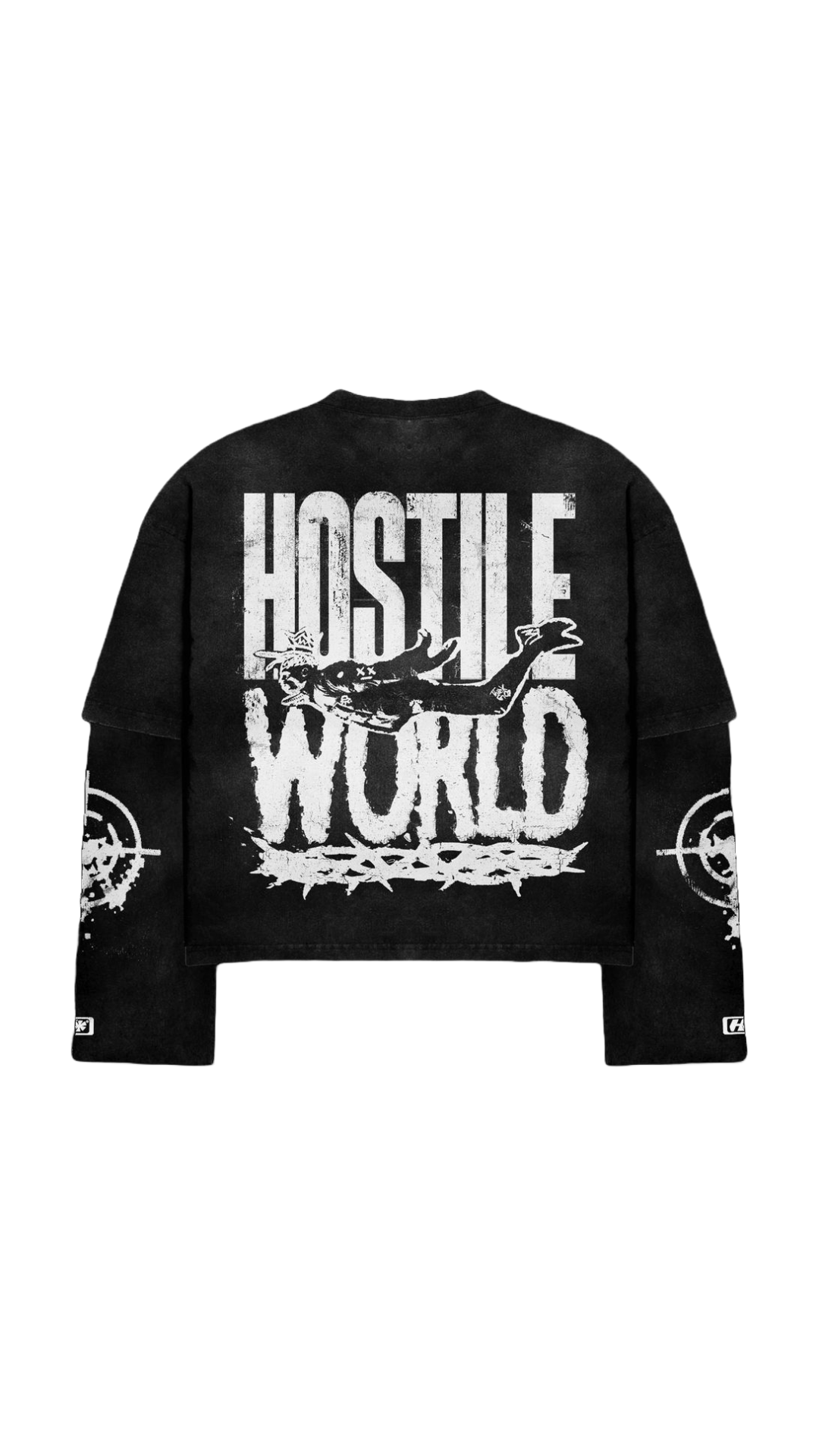 XHOSTILE "ALIEN" DOUBLE LAYERED SHIRT