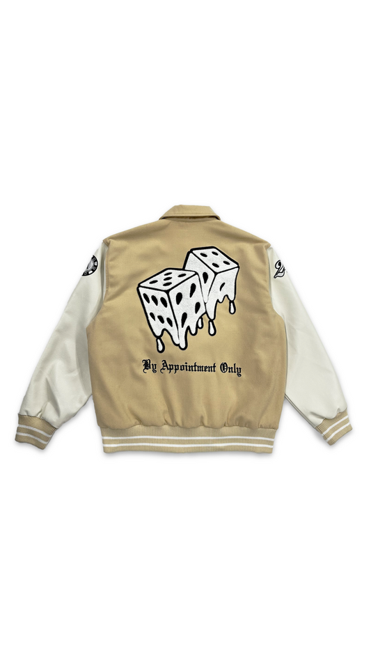 BAO VARSITY JACKET (BEIGE/CREAM)