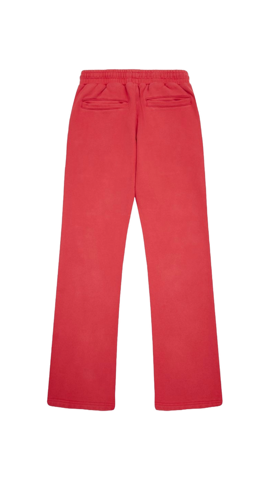 AS RED RUNWAY FLARES