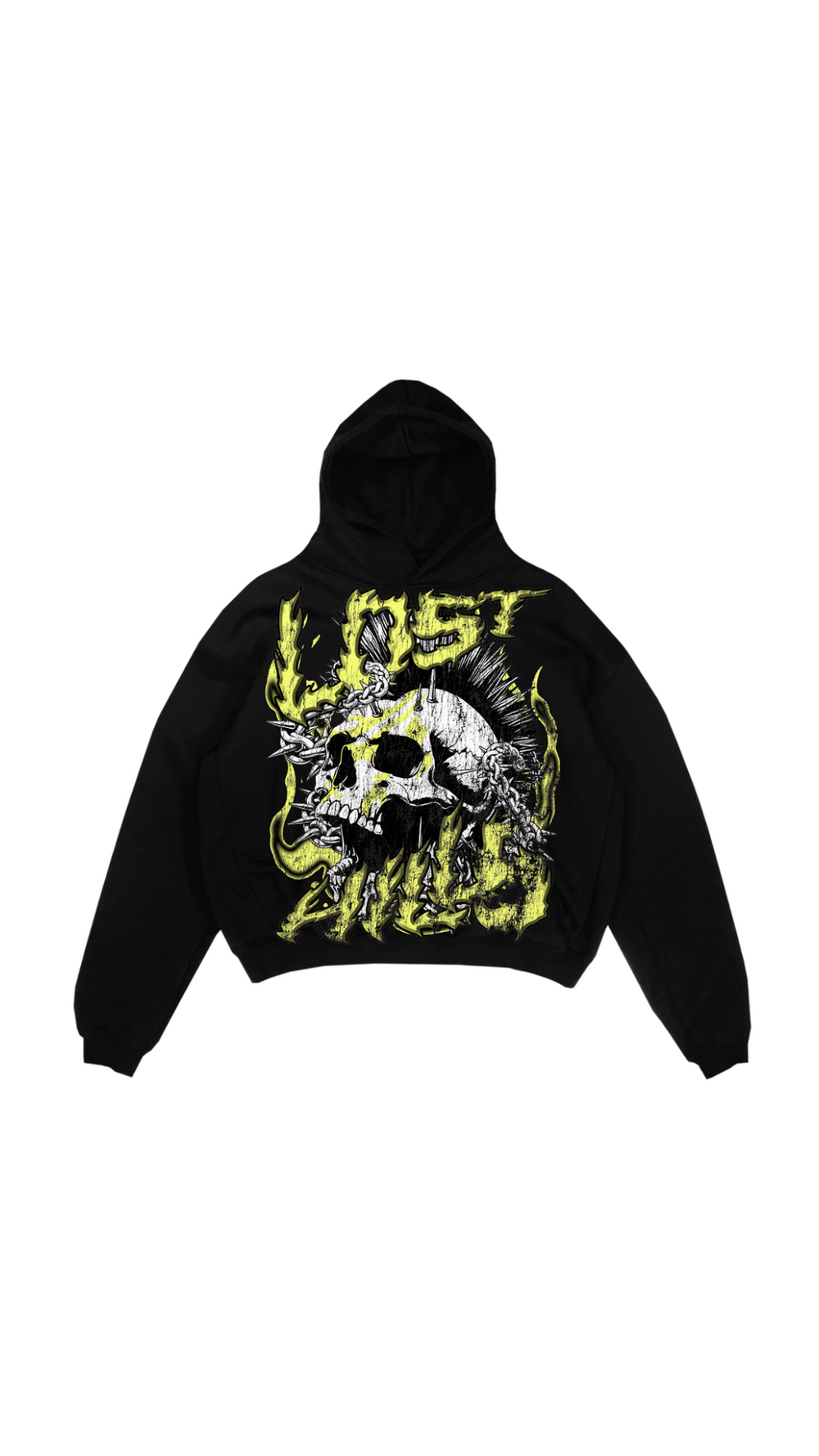 LH "SKULL" HOODIE (YLW)