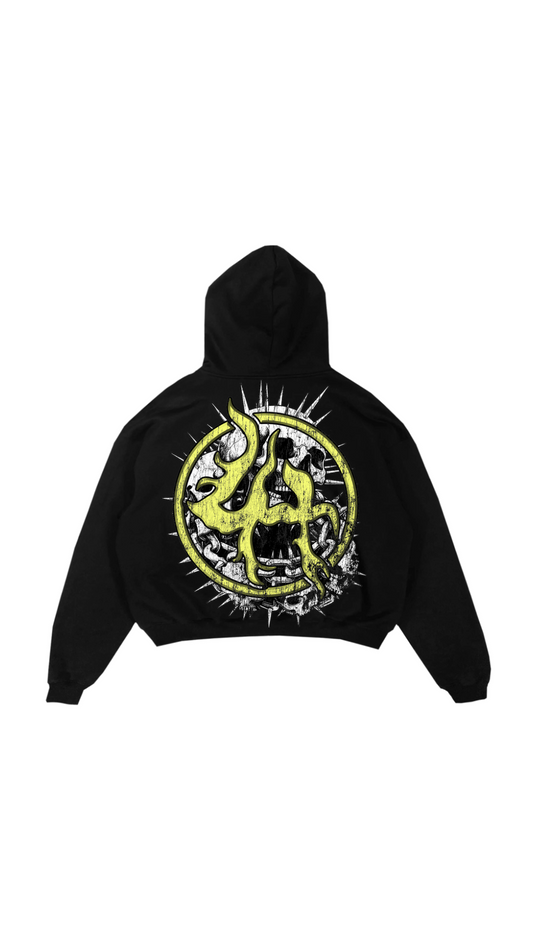 LH "SKULL" HOODIE (YLW)